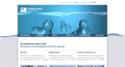 Desktop Screenshot of ht-hydrotechnik.de
